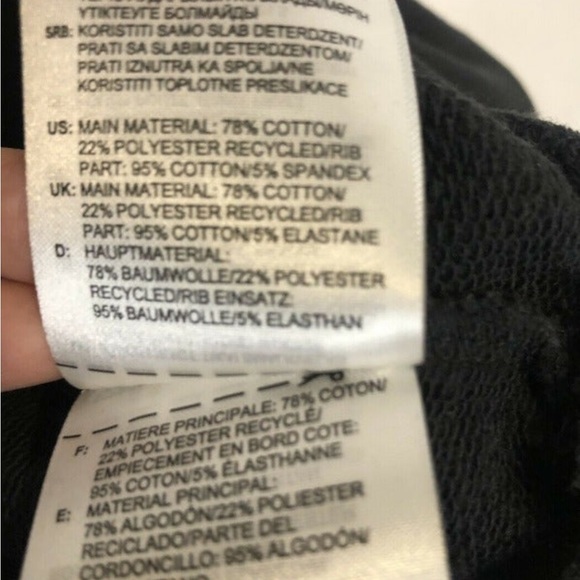 Adidas Est. 1949 Herzogenaurach Sweatshirt Crew Neck Pullover Women Black Small - Picture 6 of 11